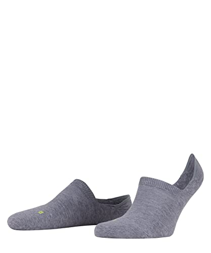 FALKE Uniseks Stopki Cool Kick Invisible U IN Oddychający I Szybkoschnący niewidoczne jednokolorowe 1 Para, Szary (Light Grey 3400), 35-36