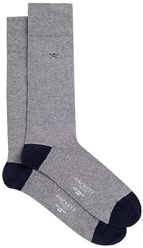 Hackett London Skarpety męskie, Szary (Ash Grey), Small