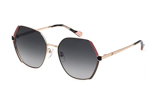 Yalea Okulary przeciwsłoneczne Damskie, Rose Gold With Semi Matt Black Parts, 58/18/140