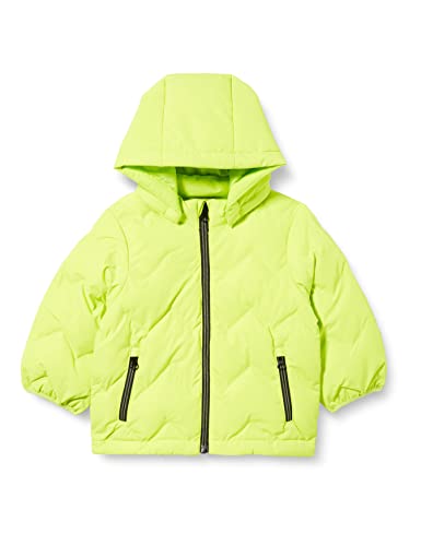 NAME IT Boy's NMMMARL Puffer Jacket Camp kurtka, kwas limonkowy, 104, Acid limonka., 104