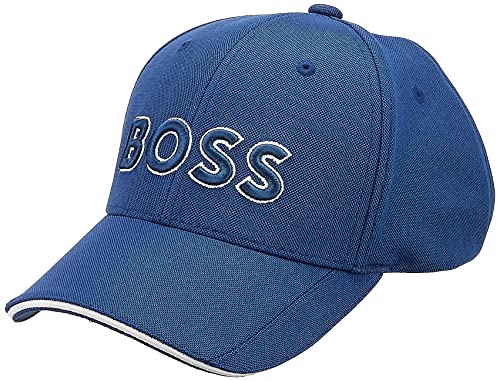 BOSS Męska czapka Cap-US-1 z siateczki Piqué-Mesh z wyszywanym logo 3D, Bright Blue432, jeden rozmiar