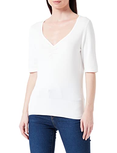 s.Oliver BLACK LABEL Damski sweter z dzianiny, biały, 32