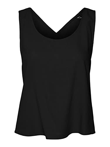 VERO MODA Damski top Vmmymilo Sl WVN Ga, czarny, XS