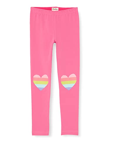 Hatley Legginsy dziewczęce, tęczowe serce, 2 lata
