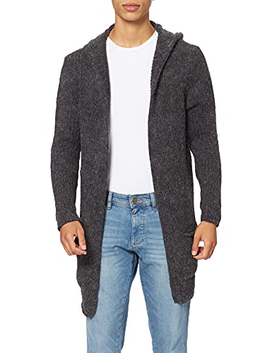 KEY LARGO Męska kurtka z dzianiny Buddy, Anthra Mel. (1110), M