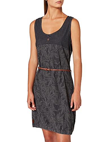 ALIFE and Kickin DojaAK sukienka damska jeansowa, czarny denim, M