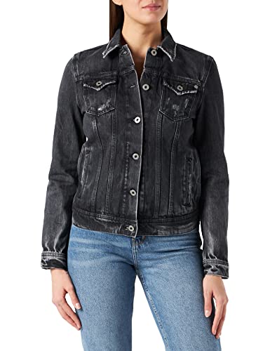 Pepe Jeans Kurtka damska Thrift, 000 dżins, Rozmiar Uniwersalny-XS