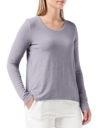 Triumph Damska piżama Climate Control Top Round Neck, ciemnoszary melanż, 48