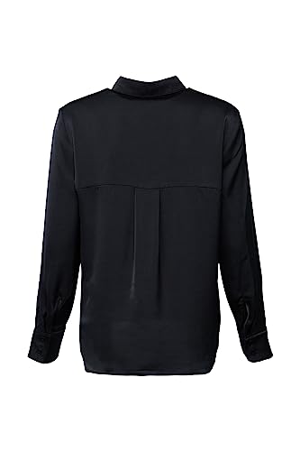 ESPRIT Bluzka o wyglądzie satyny, 001/Black, XS