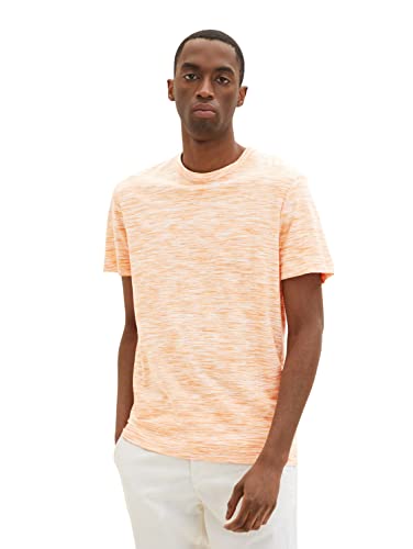 TOM TAILOR Męski T-shirt 1035625, 31462-Washed Orange Tonal Spacedye, M, 31462 - Washed Orange Tonal Spacedye, M