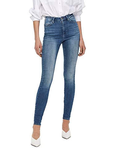 ONLY OnLForever Life HW dżinsy damskie skinny fit, niebieski (medium blue denim), 34-S-L