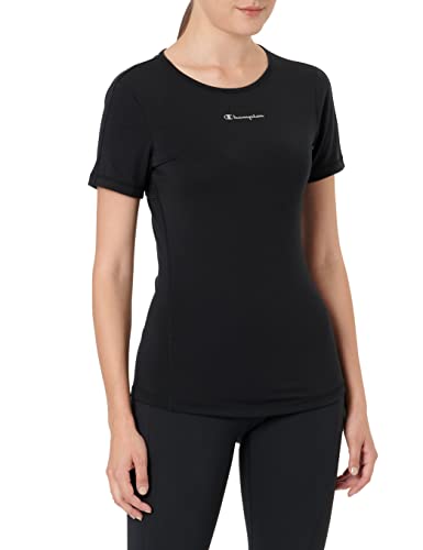 Champion Damska koszulka C-tech-S Script Logo S-s, czarny, S