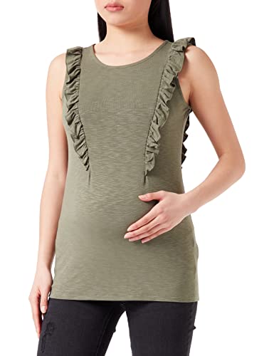 Noppies Tee Blois Nursing Short Sleeve T-Shirt damski, Dusty Olive - P520, 44
