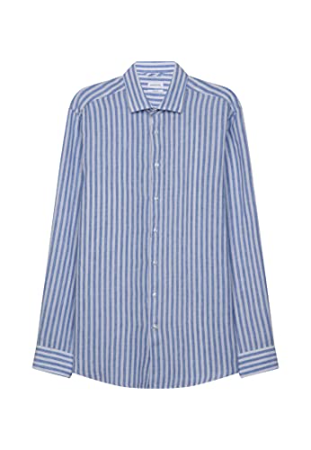 Seidensticker Męska koszula biznesowa, jasnoniebieski, 40 PL