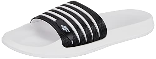 4F Damskie japonki Kld001 jeansy, białe, 36 EU, biały