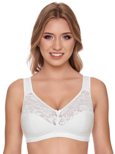Susa Biustonosz bez fiszbin 27931, 75-105 B-E, wielobarwny (biały/czarny 215), 95D