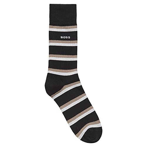 BOSS Męskie skarpety Rs Stripe Cc, czarny (Black1), 43-46 EU