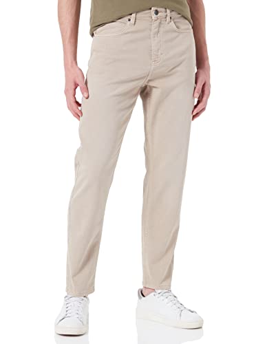 Q/S designed by Spodnie męskie Long Brad Relaxed Fit, BEŻOWY, 30W / 32L