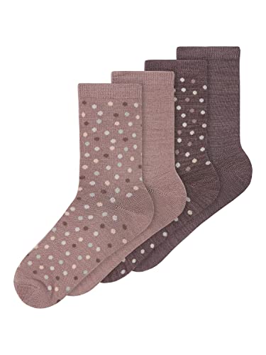Bestseller A/S NKFWAK Wool 4-pak skarpet XXIII, dla wędkarzy, 37/39, Antler