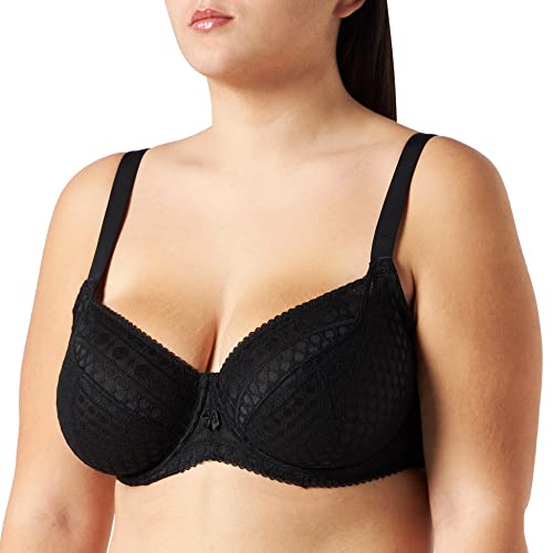 ESPRIT Damski nowoczesny biustonosz koronkowy z fiszbinami Bc, 001, 75G