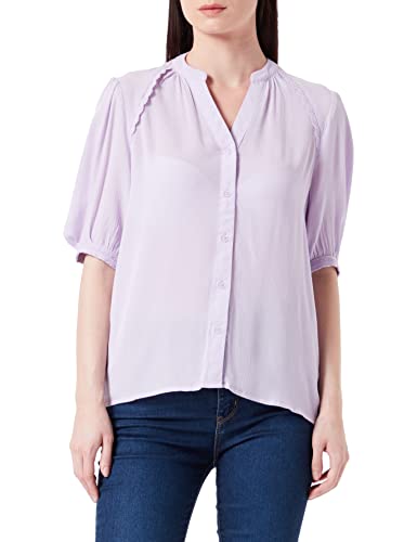VERO MODA Damska koszulka Vmjane Ss WVN Ga Woven, Pastelowy liliowy, S