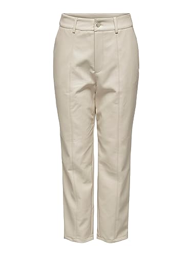 ONLY Onljacky spodnie damskie ze sztucznej skóry Ancle Pant CC OTW, Kamie? Pumeksowy, S