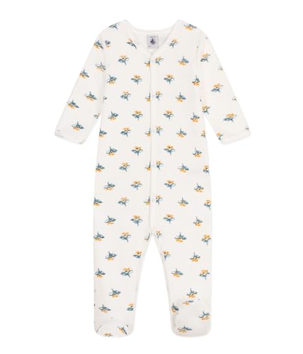 Petit Bateau Niemowlęta dziewczynka śpij dobrze i gorąco do służby/MU3M, Marshmallow/Multico, 18 Miesiące