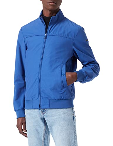 Geox Męska kurtka M Vincit Jacket, True Blue, 60, niebieski (True Blue), 60