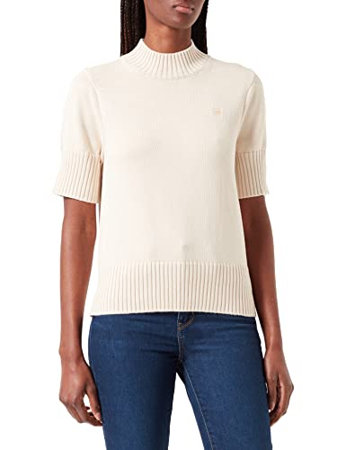 G-STAR RAW Damski sweter Core Mock, Weiß (Dk Talc 5613-a488), S