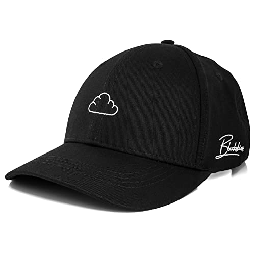 Blackskies Iuno Classic Baseball Cap | Unisex Strapback czapka z dla mężczyzn i kobiet, czarny, jeden rozmiar