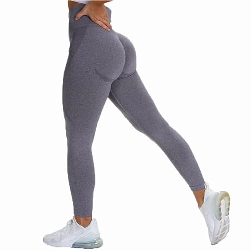 EULLA Joga Spodnie Damskie Legginsy, Szary, S