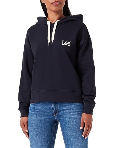 Lee Essential Hoodie damska bluza z kapturem, czarny, S