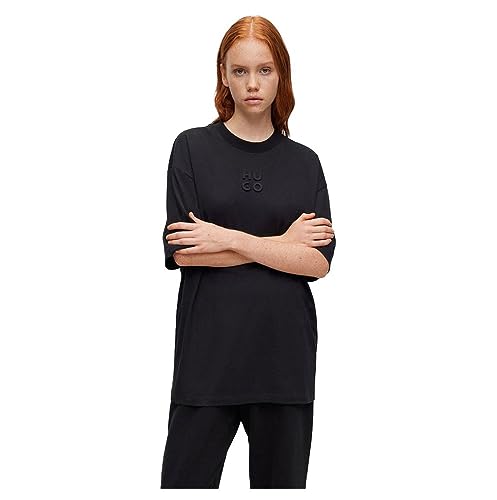 HUGO T-shirt damski, czarny (Black1), XL