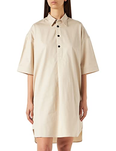 G-STAR RAW Damska koszulka SS Dress, beżowy/khaki (Whitebait A504-1603), XL