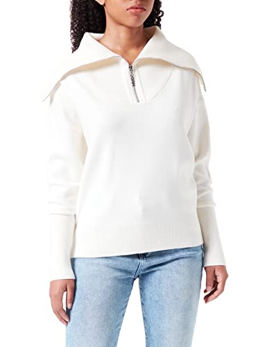 HUGO Damski sweter Sajit, Open White110, M