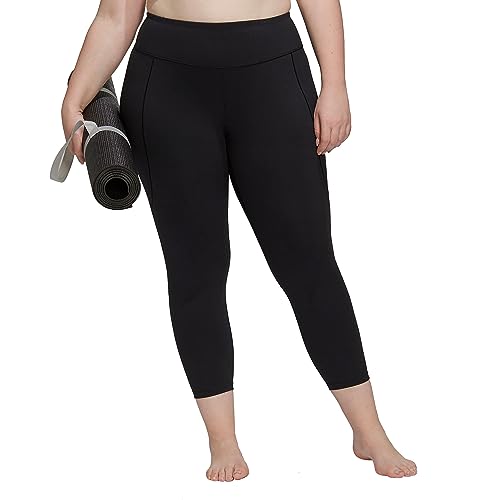adidas Damskie legginsy Studio 7/8 T PS, czarne, 2X