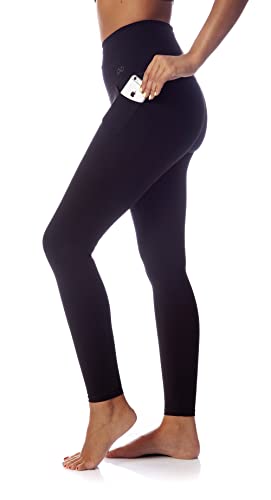 DITCHIL Damskie legginsy waniliowe, czarne, L