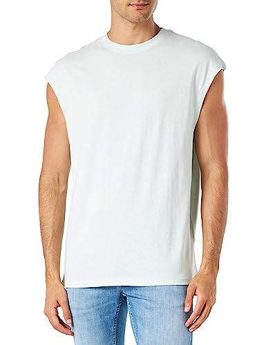 Jack & Jones Męska koszulka bez rękawów Jorbrink Crew Neck Tank Top, jasnoniebieski, S