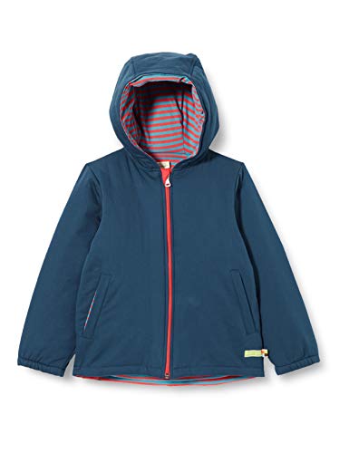 loud + proud Unisex dziecięca kurtka wodoodporna Anorak, Ultramaryna, 62-68