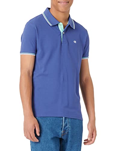 Champion Męska koszulka polo Gallery C-Logo, Niebieski fioletowy, S