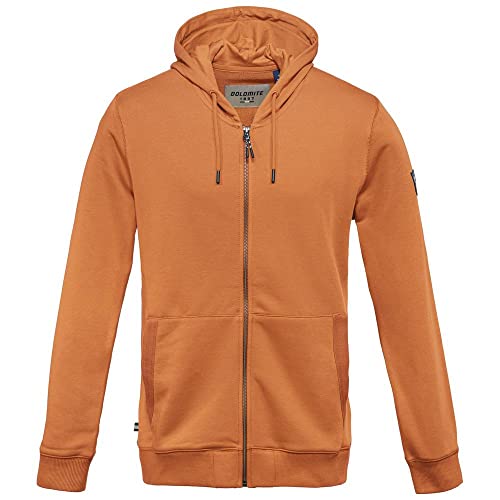 Dolomite Męska kurtka dziecięca Chaqueta Con Capucha Fleece MS Gardena Sienna Orange, XXL, Sienna Orange