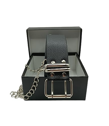 Bonateks FRGLSBELT100123 Pasek, czarny, L damski, czarny