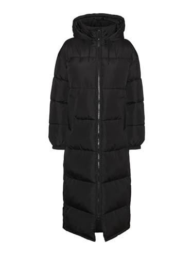 VERO MODA Vmklea Long Coat Noos płaszcz damski, czarny, XL