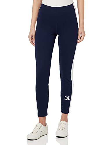 Diadora Damskie legginsy L.Leggings TWEENER, klasyczne granatowe, M, Classic Navy, M