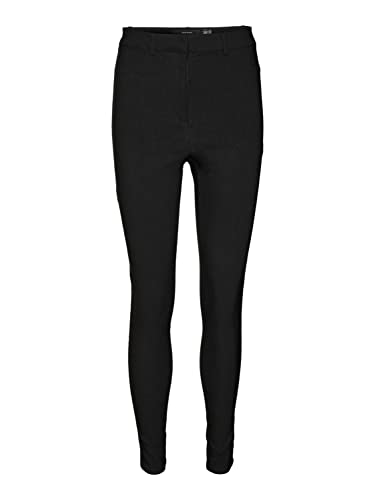 VERO MODA VMAUGUSTASUKA HR legginsy damskie, czarne, M/32, czarny, 32W / 32L