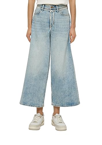 s.Oliver Damskie spodnie jeansowe Culotte Suri Blue 32, niebieski, 32