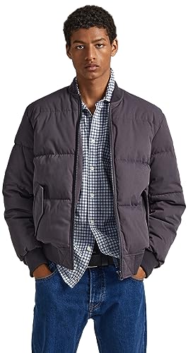 Pepe Jeans Brun kurtka męska bomberka, Czarny (sprany w czarny), XL