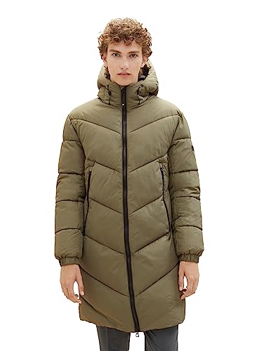 TOM TAILOR Denim parka męska, 10415 - Dusty Olive Green, L