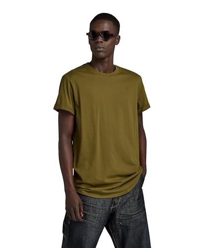 G-STAR RAW Męski t-shirt Lash, Brązowy (Tobacco D16396-b353-248), XS