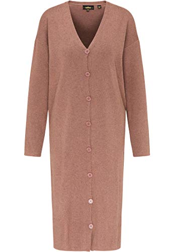Idony Kardigan damski 15329883, taupe melange, M/L, Taupe Melange, M-L